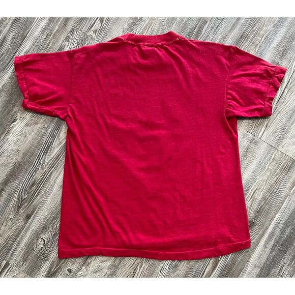 Vintage Daytona Beach I Heard it Through the Orange Grove Short Sleeve Red Tee - Picture 2 of 8